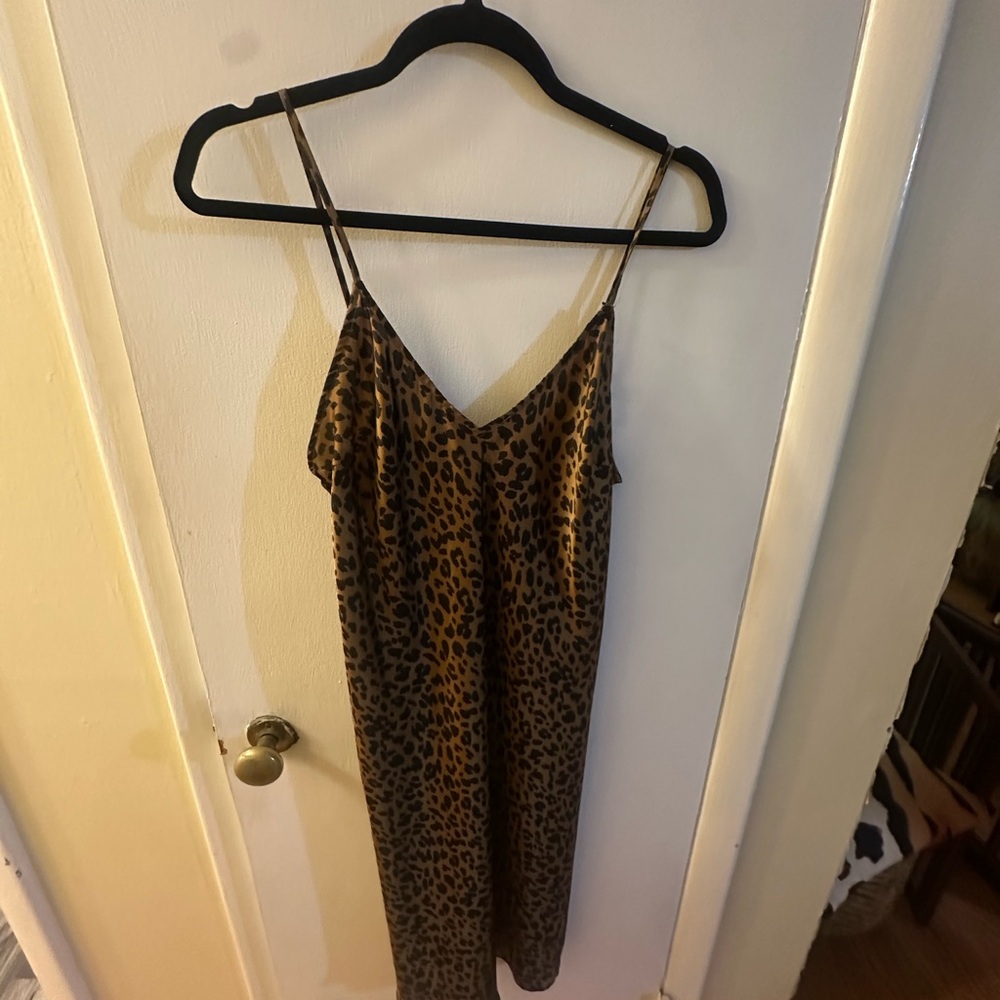 a new day Animal Print Midi Dress